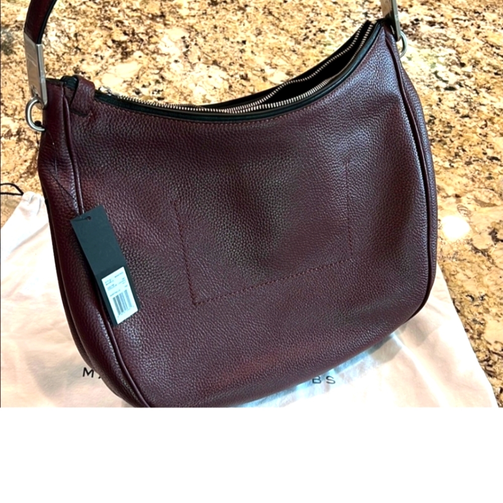 Marc by Marc Jacobs Burgundy Leather Handbag - Picture 3 of 3